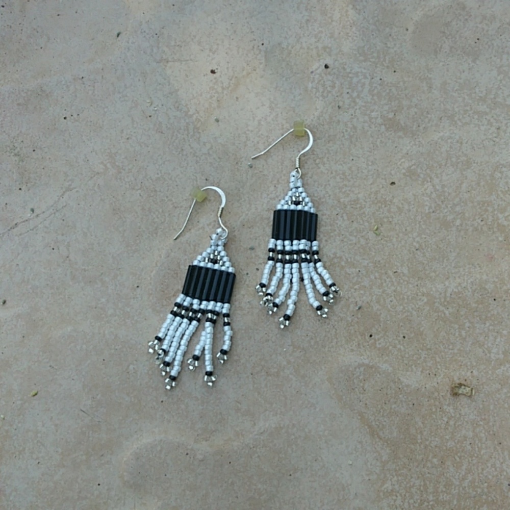 Handmade beaded earrings